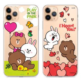 GARMMA Line Friends Air Cushion Shockproof Soft Back Cover Case