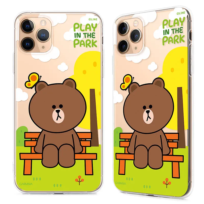 GARMMA Line Friends Air Cushion Shockproof Soft Back Cover Case