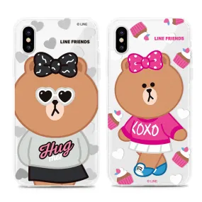 GARMMA Line Friends Choco Air Cushion Transparent TPU Soft Back Cover Case