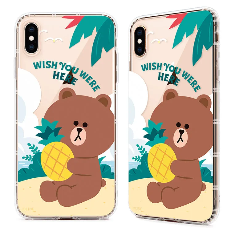 GARMMA Line Friends Tropical Air Cushion Soft Back Cover Case