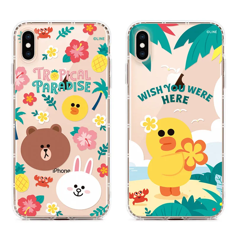 GARMMA Line Friends Tropical Air Cushion Soft Back Cover Case