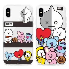 GARMMA LINE FRIENDS X BTS BT21 Air Cushion Soft Back Case Cover