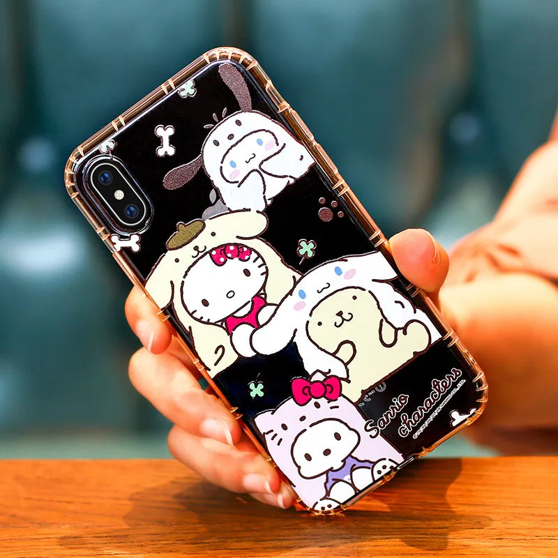 GARMMA Sanrio Characters Doggie Air Cushion Transparent TPU Soft Back Cover Case