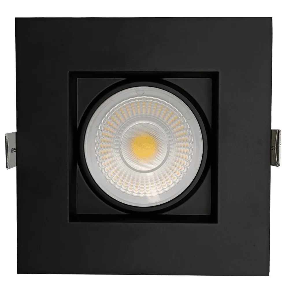 Goodlite Saturn G-97426 4” 20W Square LED Regress Spotlight Gimbal Selectable CCT