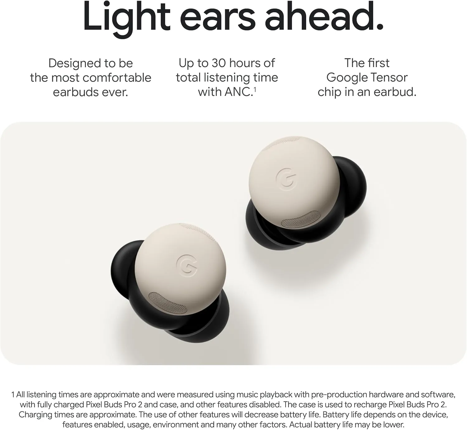 Google Pixel Buds Pro 2 - Wireless Earbuds with Active Noise Cancellation – Bluetooth Headphones - Peony