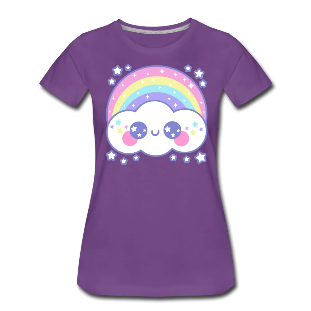 Happy Rainbow Cloud Women’s Premium T-Shirt