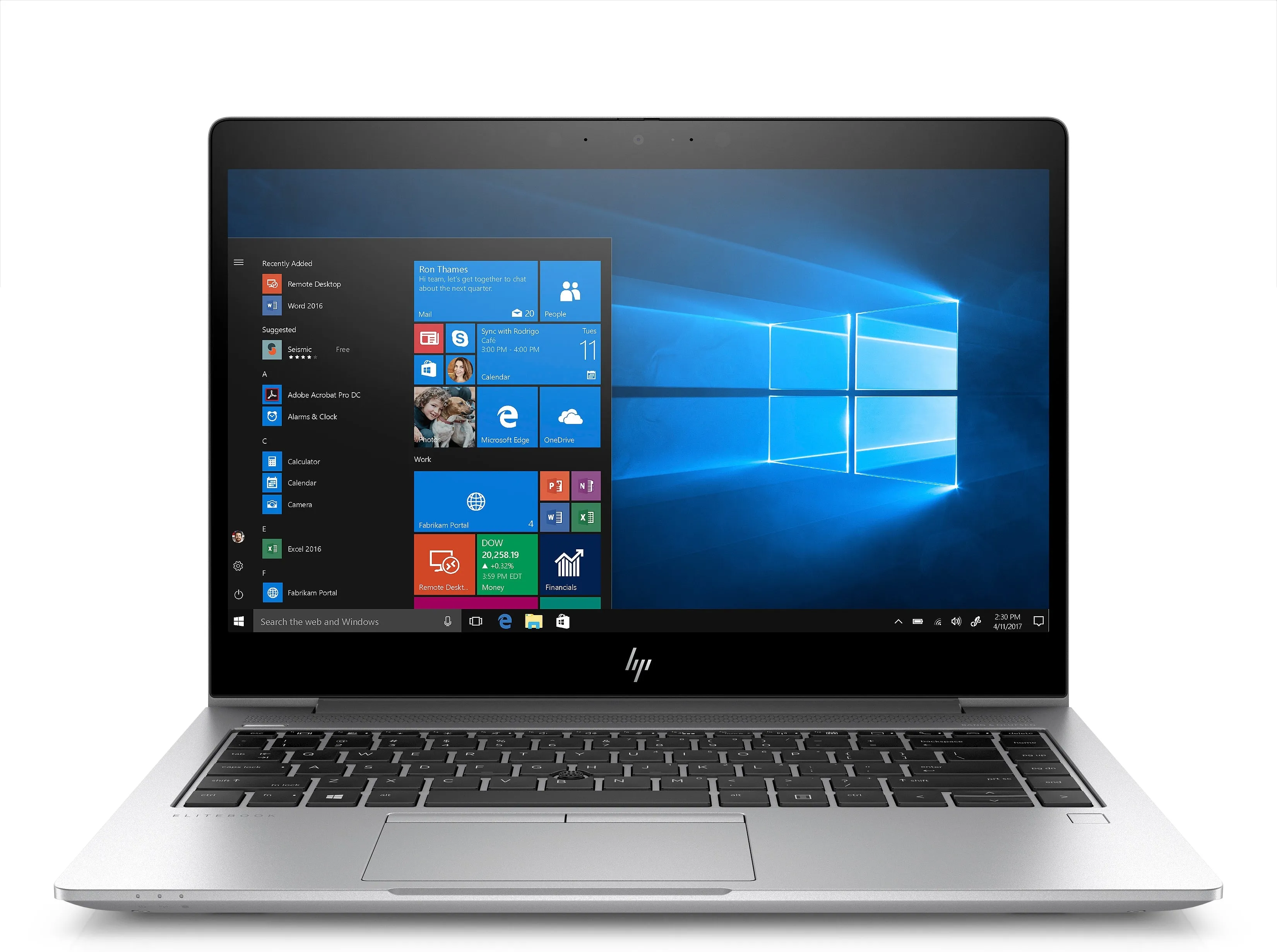 HP EliteBook 840-G6 14" FHD (Non-Touch) Notebook PC, Intel i7-8565U, 1.80GHz, 8GB RAM, 256GB SSD, Windows 10 Pro 64-Bit - 7KK26UT#ABA