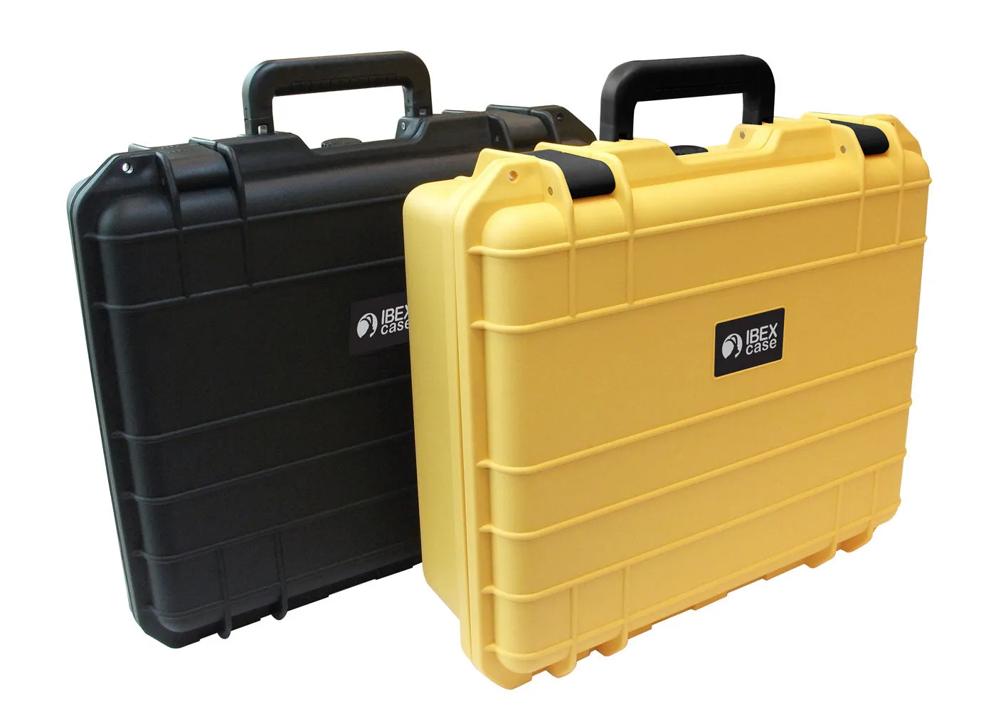 IBEX Protective Case 1500 with foam, 16.9 x 15 x 6.1", Yellow (IC-1500YL)