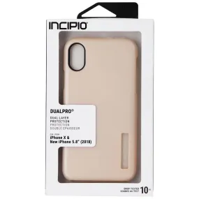 Incipio DualPro Series Dual Layer Case for Apple iPhone XS / X - Rose Blush