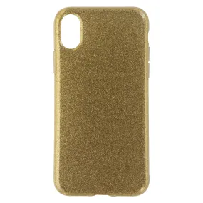 Inicipio Design Series Protective Case Cover for iPhone X 10 - Gold Glitter