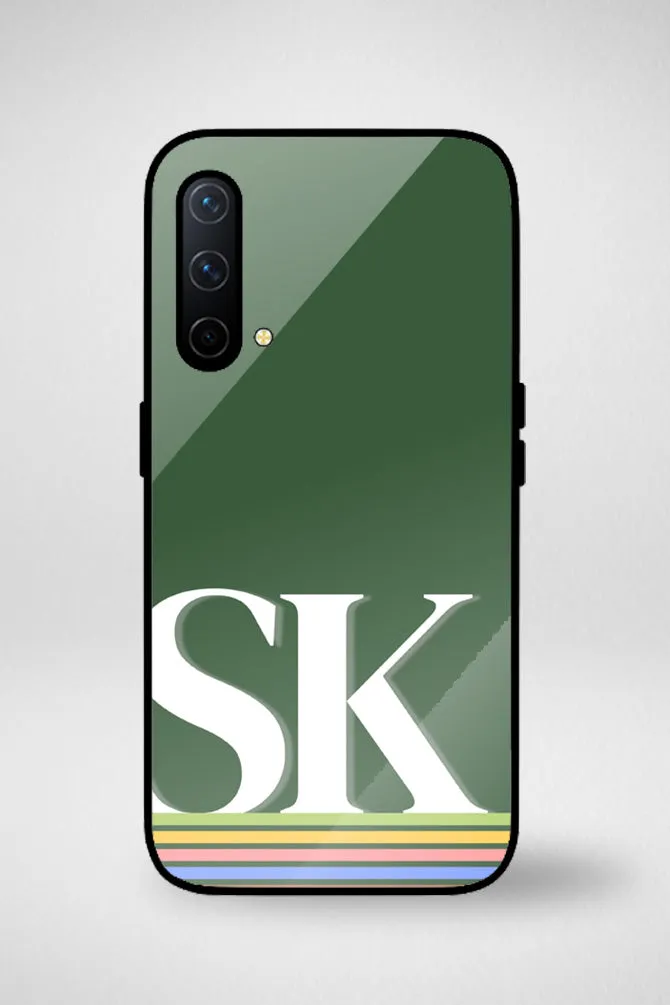 Initial Name Letters Custom Customized Glass Mobile Case - iPhone, Samsung & OnePlus