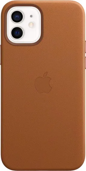 iPhone 12 | 12 Pro Leather Case with MagSafe - Saddle Brown