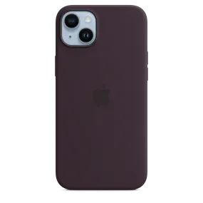 iPhone 14 Plus Silicone Case with MagSafe - Elderberry