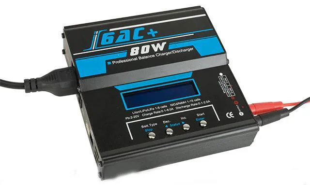 Ipower 6AC PRO 80W/5A Computer Battery Balancer Charger (NiCd NiMh Lipoly LiIon LiMn)