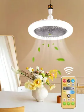 Led Smart Remote Control Fan & Light, Bedroom Living Room Ceiling Fan Light