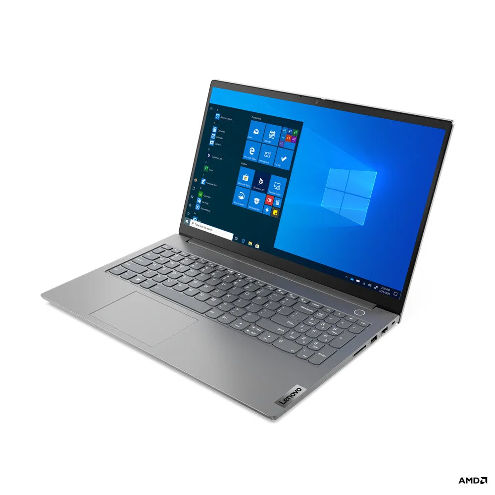 Lenovo ThinkBook 15 G3 ACL AMD Ryzen™ 5 5500U Laptop 39.6 cm (15.6") Full HD 8 GB DDR4-SDRAM 256 GB SSD Wi-Fi 6 (802.11ax) Windows 11 Pro Grey