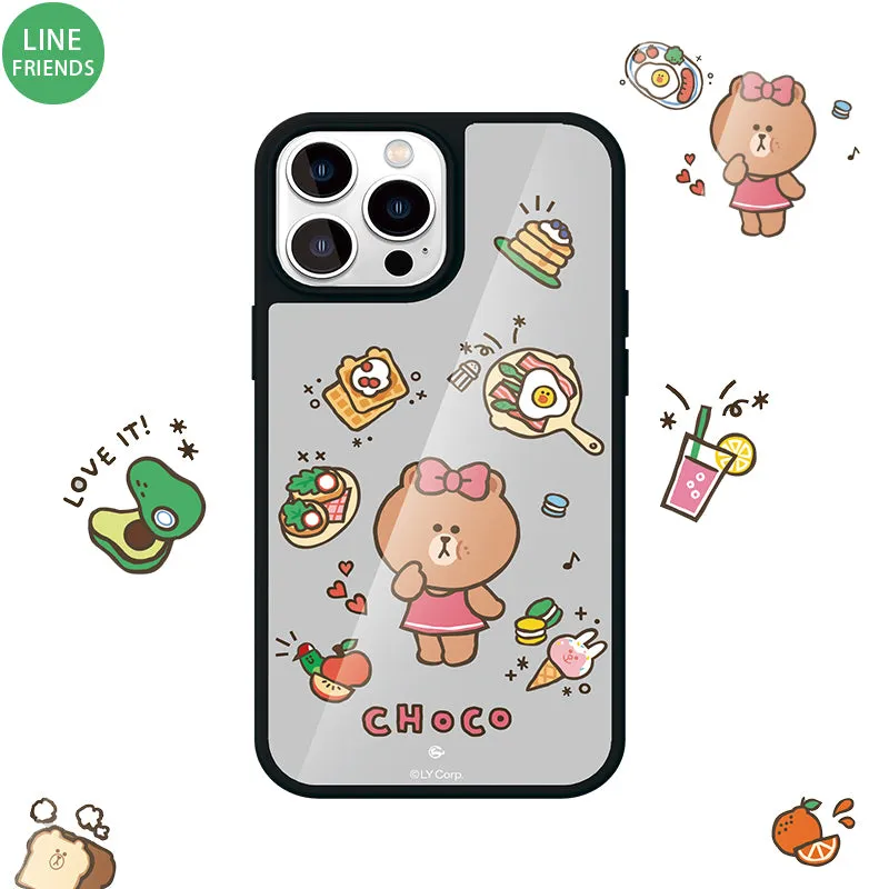 Line Friends All-Inclusive Anti-drop Mirror Back Case Cover