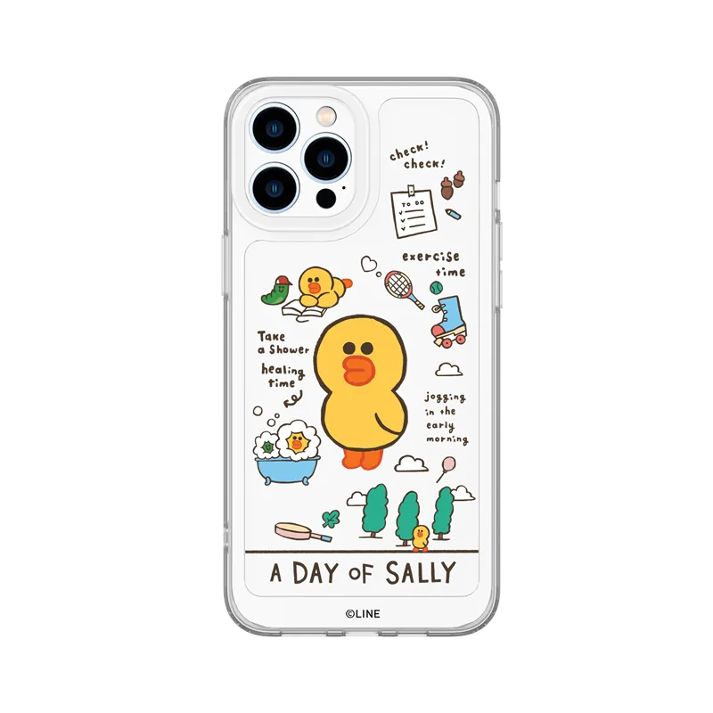 Line Friends Clear Shockproof Air Cushion Back Case Cover