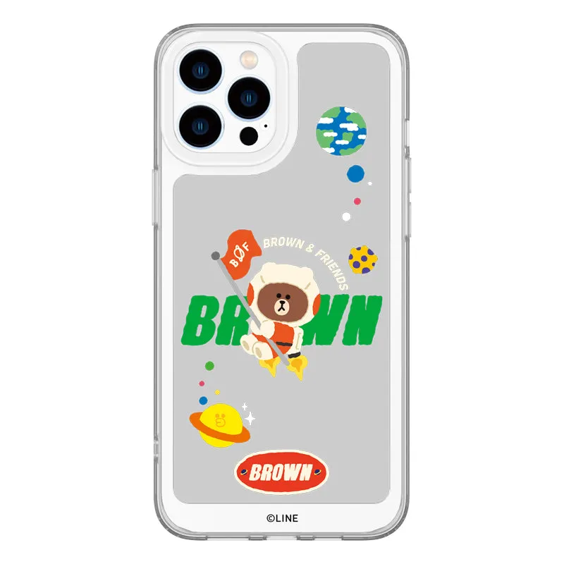 Line Friends Clear Shockproof Air Cushion Back Case Cover