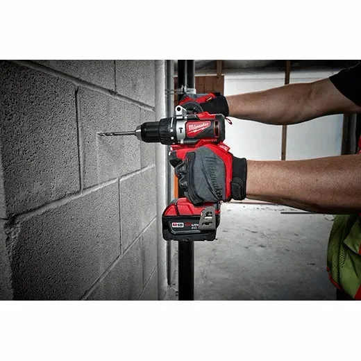 Milwaukee 2893-22CX M18 Brushless 2-Tool Combo Kit, Hammer Drill/Impact Driver