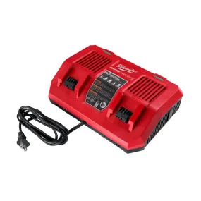 Milwaukee 48-59-1802 M18 18-Volt Lithium-Ion Dual Bay Simultaneous Rapid Battery Charger