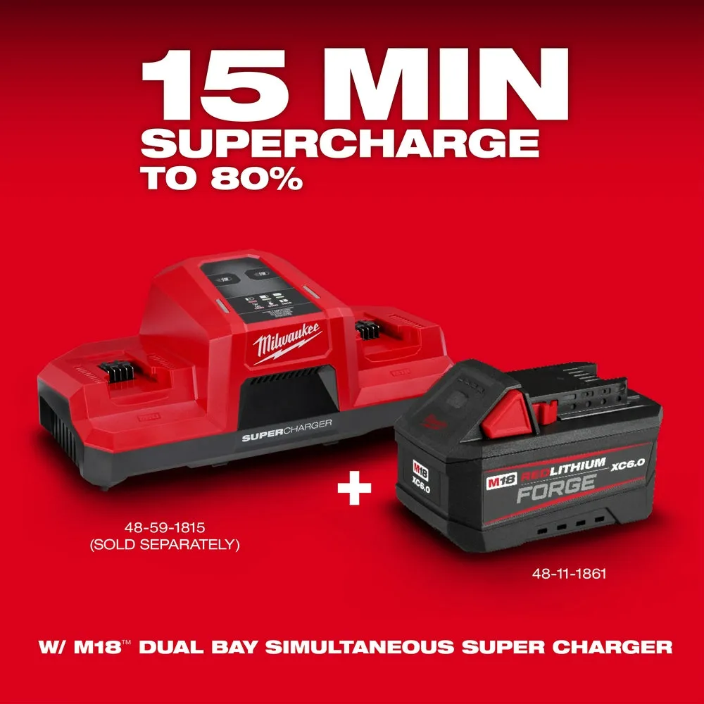 Milwaukee 48-59-1861 M18 18V Dual Bay Super Charger Starter Kit