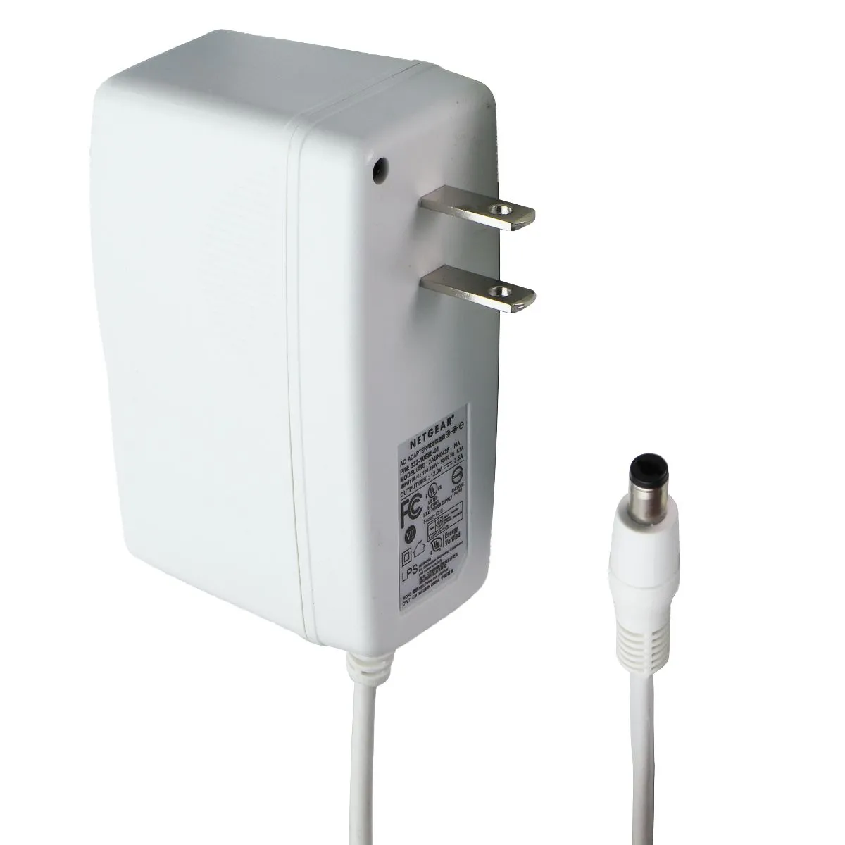 NetGear (12V/3.5A) AC Adapter Power Supply Wall Charger - White (2ABN042F)