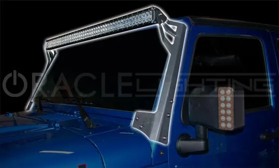 ORACLE Jeep JK Upper Windshield Brackets   Light Combo