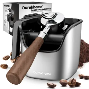 Ourokhome Knock Box Espresso Accessories 4.8 inch