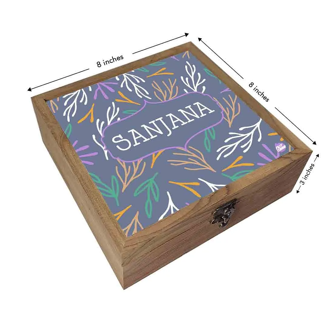 Personalized Jewellery Box Buy Online for Women - Colorful Leaf