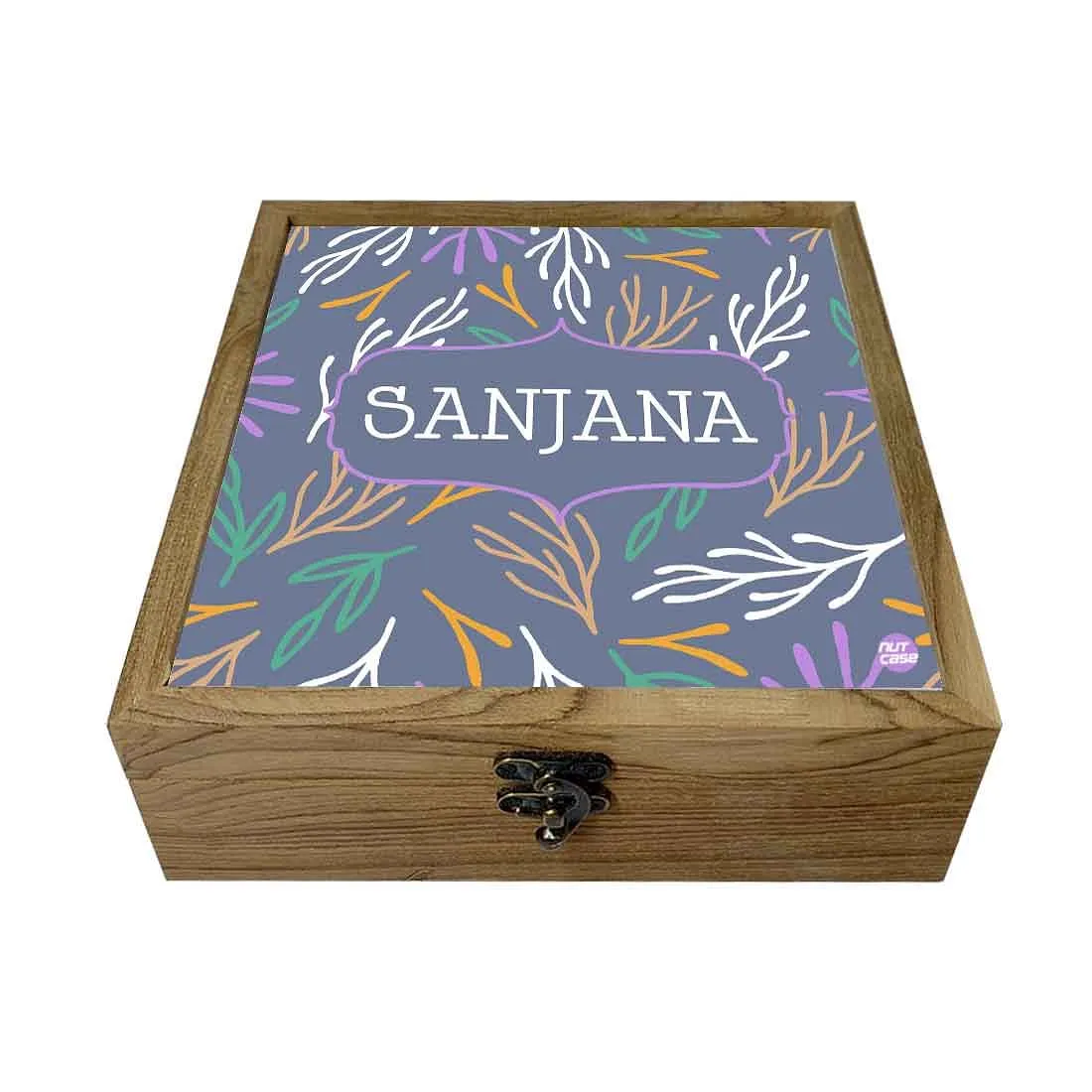 Personalized Jewellery Box Buy Online for Women - Colorful Leaf