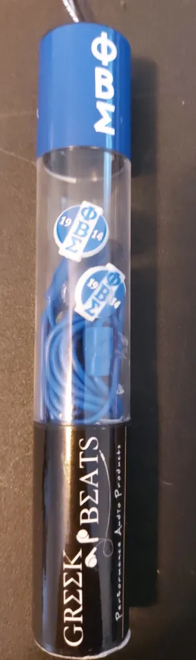 Phi Beta Sigma Earbuds