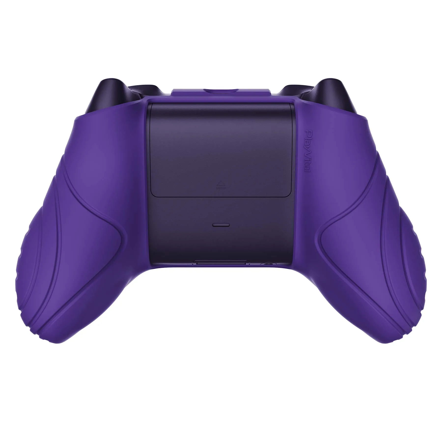 PlayVital Samurai Edition Purple Anti-slip Controller Grip Silicone Skin, Ergonomic Soft Rubber Protective Case Cover for Xbox Series S/X Controller with Black Thumb Stick Caps - WAX3007