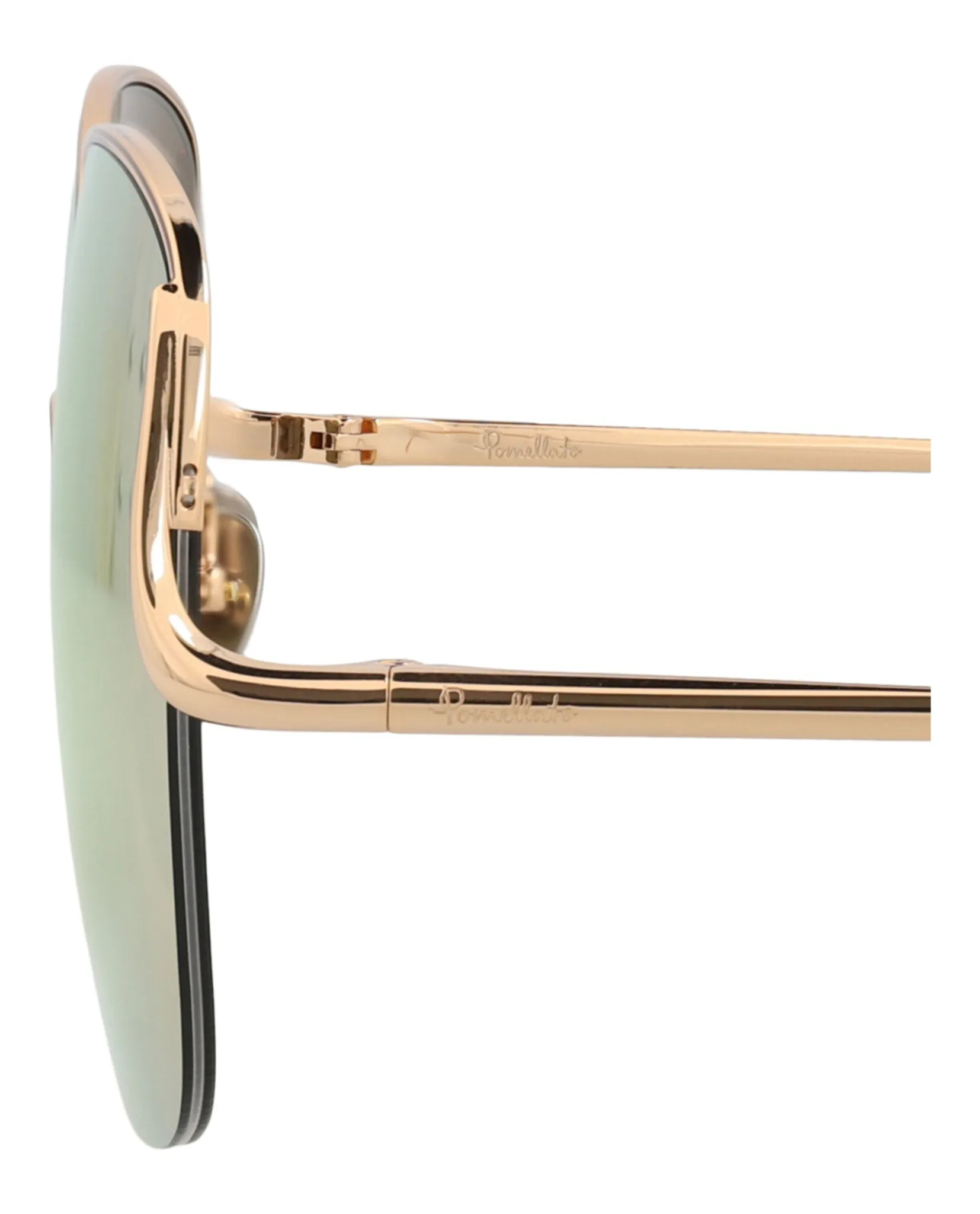 Pomellato Square-Frame Metal Sunglasses, style # PM0122S-30014240003