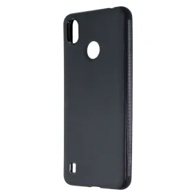 Protective Gel Case for ZTE Visible R2 Smartphone - Black / Textured Sides