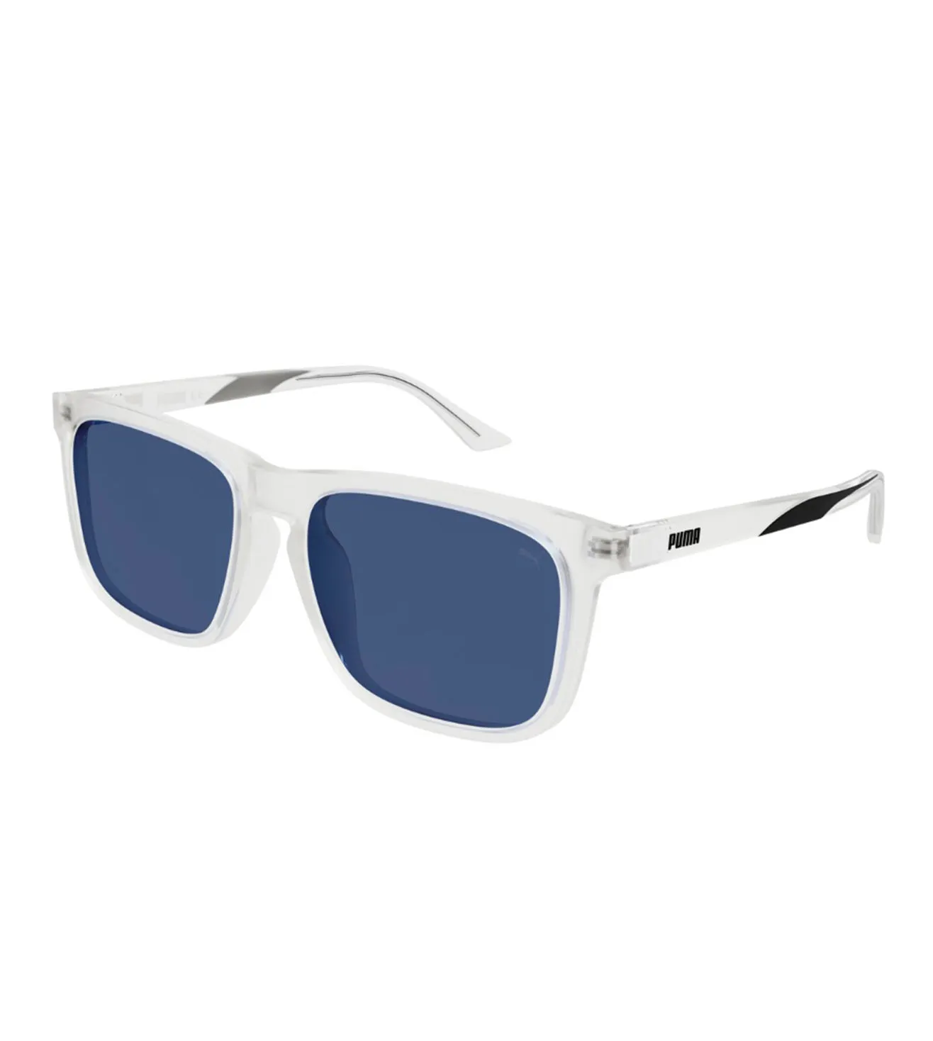 Puma Unisex Blue Wayfarer Sunglasses