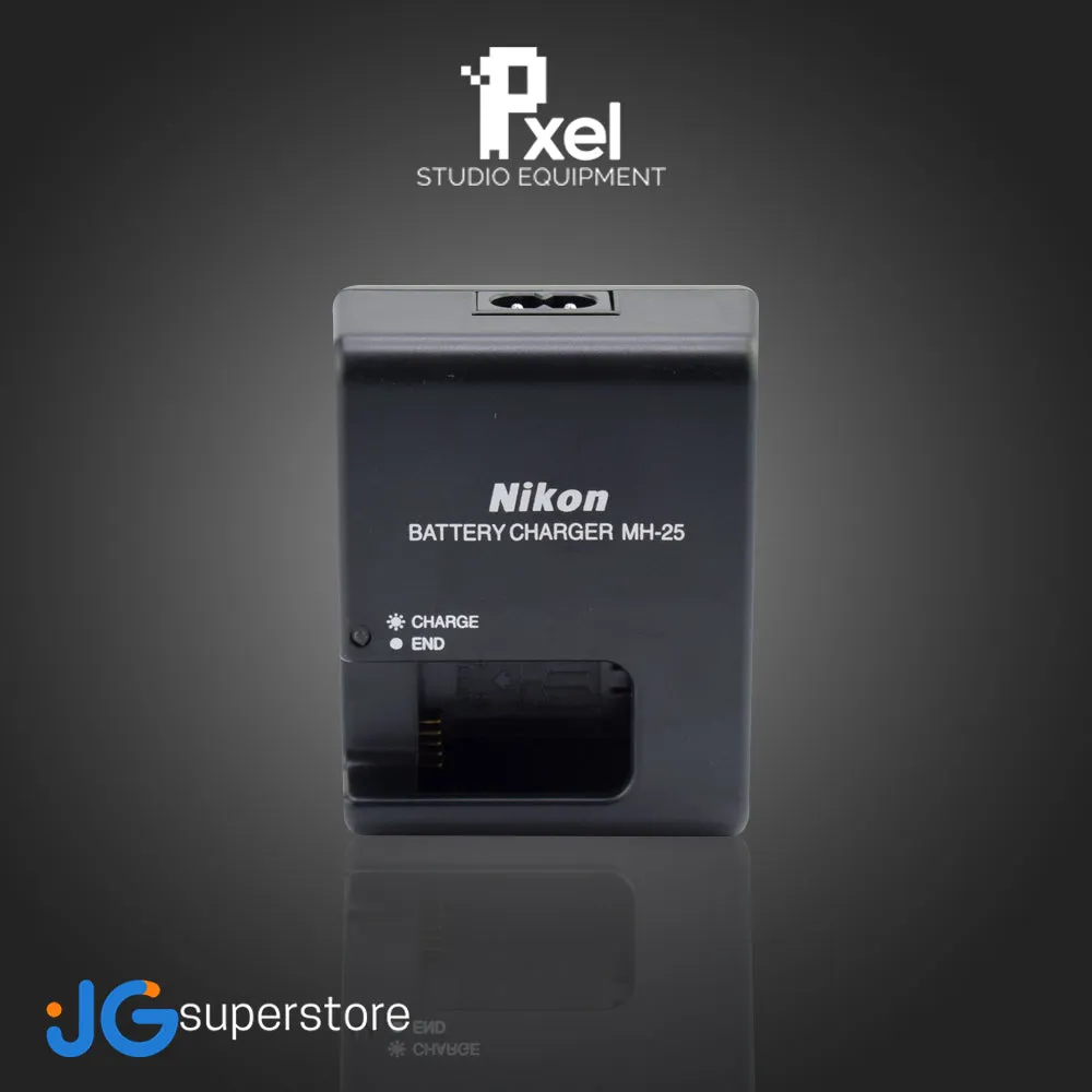 Pxel Nikon MH-25 Class A Replacement Battery Charger for EN-EL15 Li-ion Battery