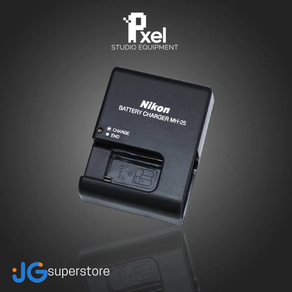 Pxel Nikon MH-25 Class A Replacement Battery Charger for EN-EL15 Li-ion Battery