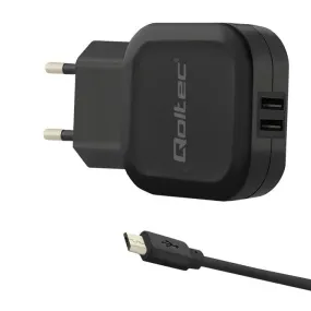 Qoltec 50187 Mobile Device Charger Smartphone, Tablet Black Ac Indoor