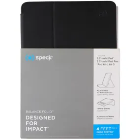 Speck Balance Folio Case for Apple iPad 9.7 / Pro 9.7 / Air / Air 2 - Black