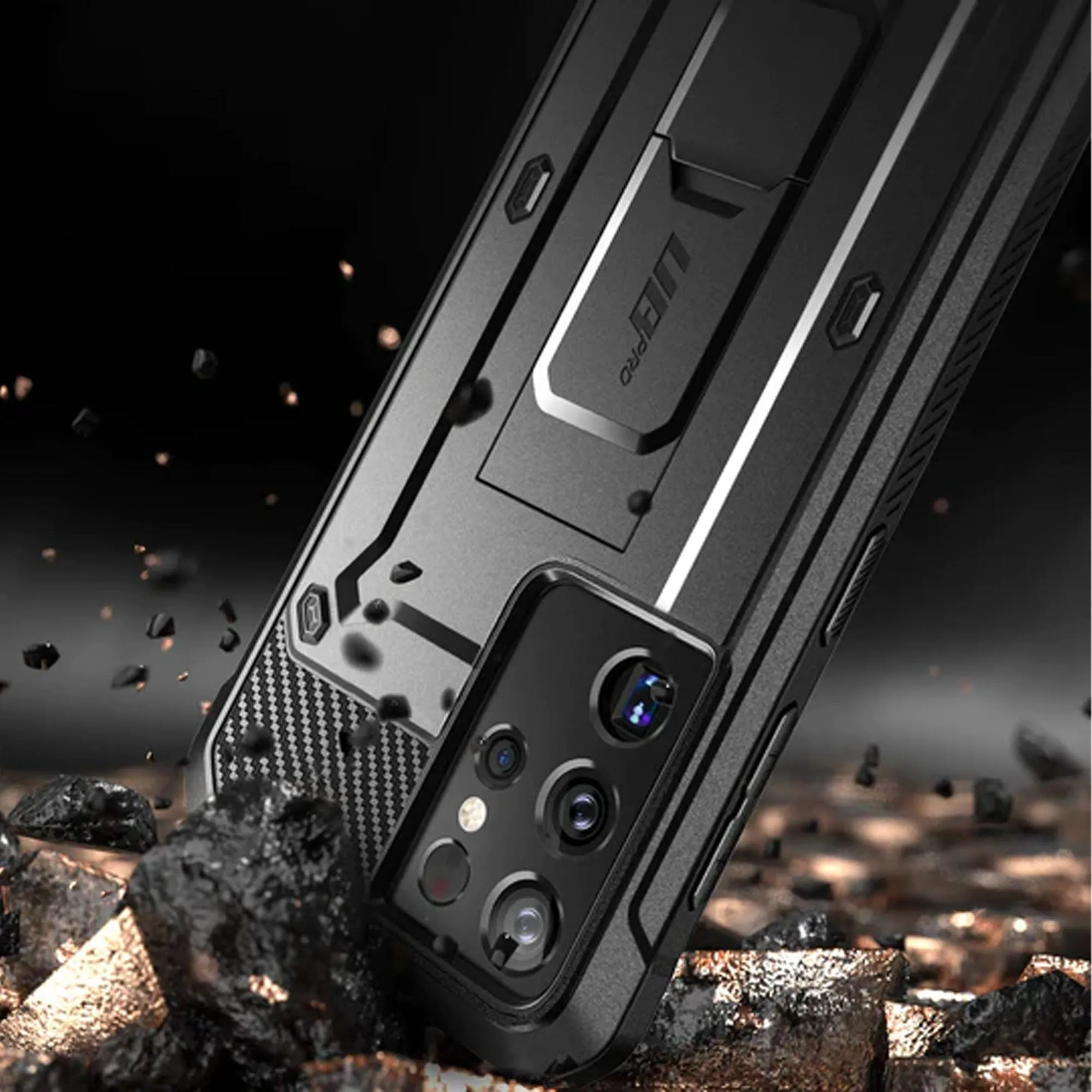 Supcase Unicorn Beetle Pro Rugged Case for Samsung Galaxy S21 - Black (Barcode: 843439135390 )