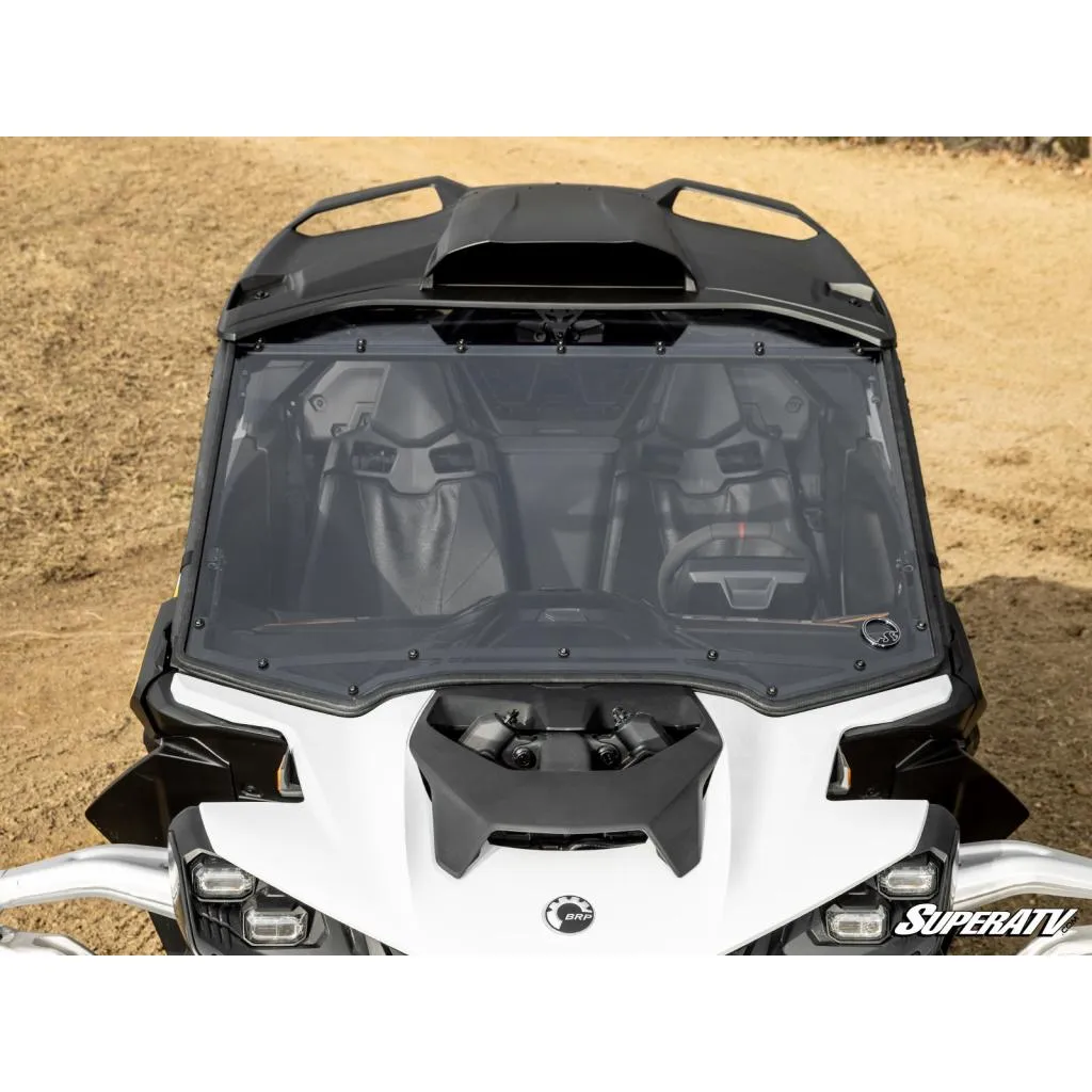 SuperATV Can-Am Maverick R Scratch-Resistant Full Windshield