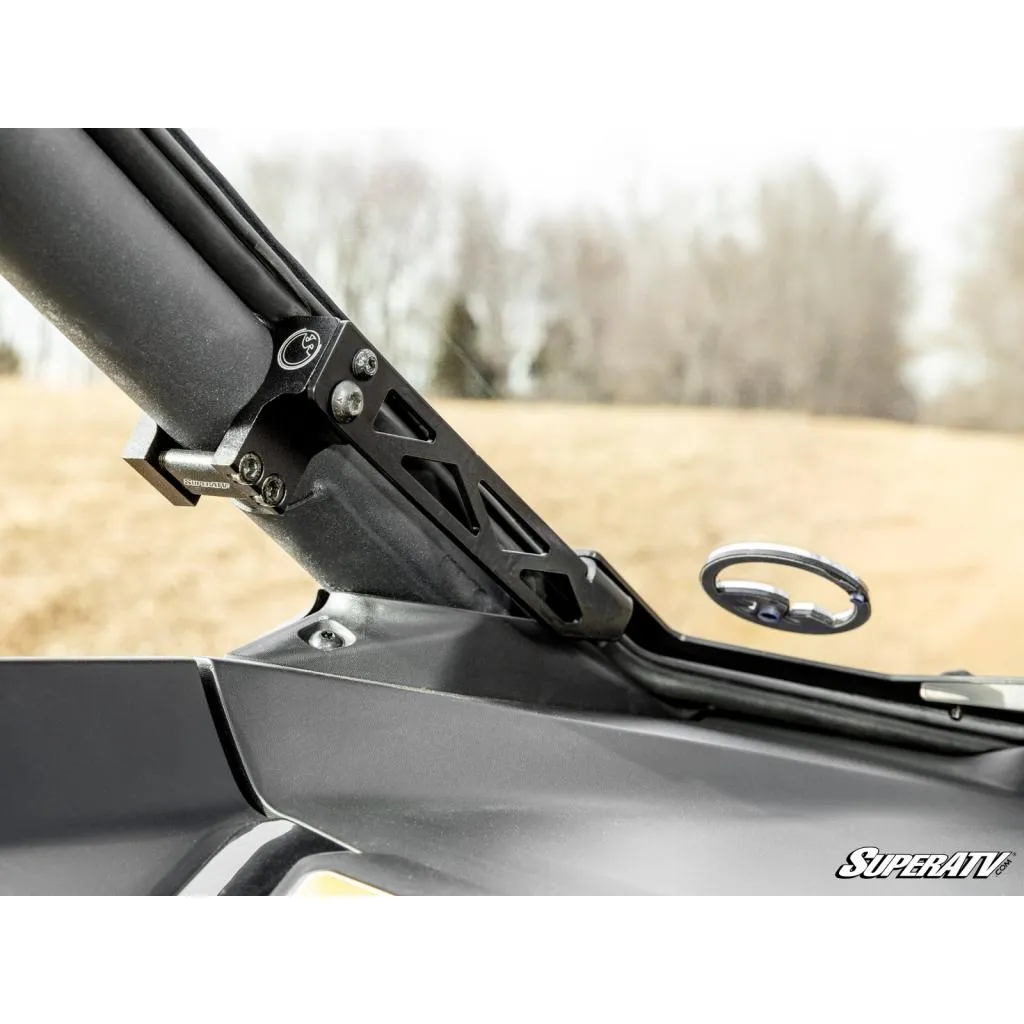 SuperATV Can-Am Maverick R Scratch-Resistant Full Windshield