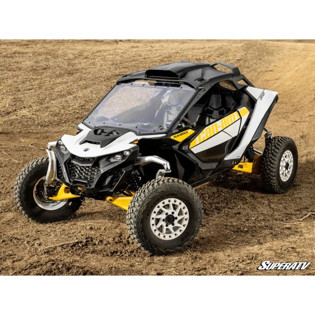 SuperATV Can-Am Maverick R Scratch-Resistant Full Windshield