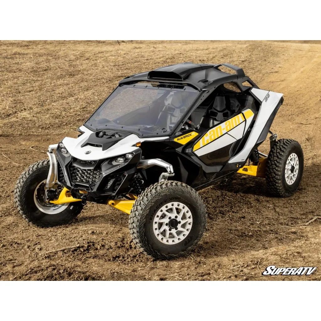 SuperATV Can-Am Maverick R Scratch-Resistant Full Windshield