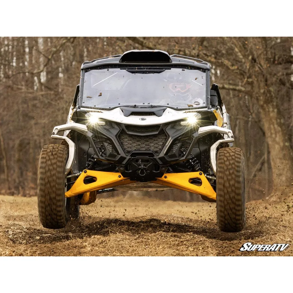 SuperATV Can-Am Maverick R Scratch-Resistant Full Windshield