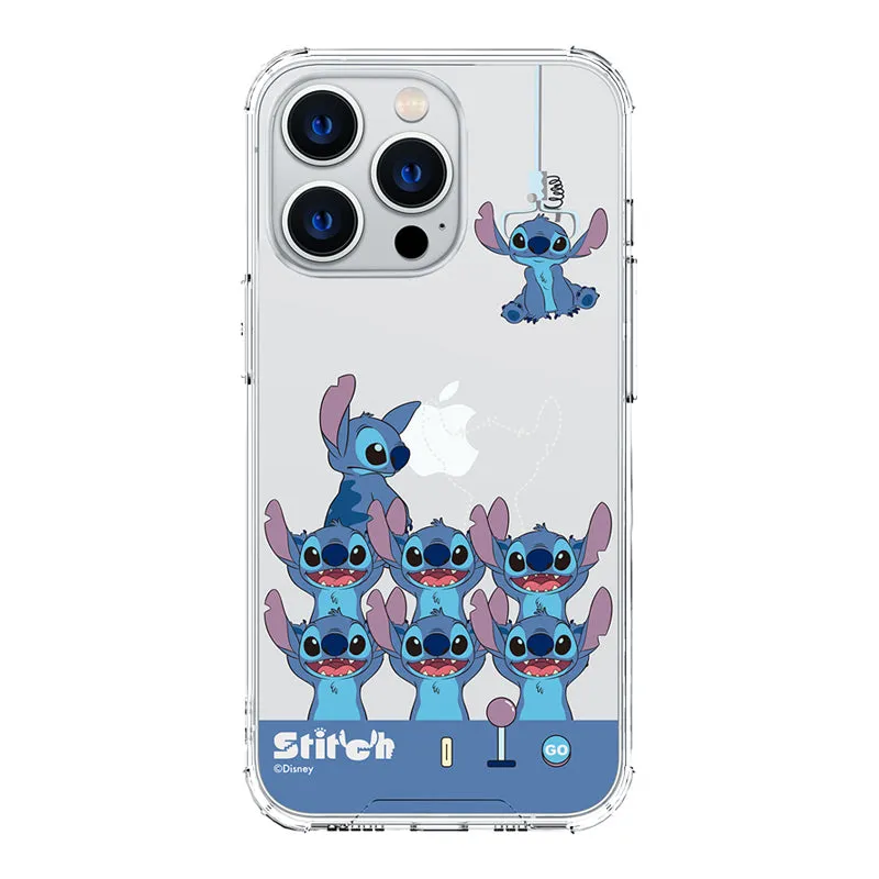 UKA Disney Characters Shockproof Air Cushion TPU PC Clear Back Case Cover