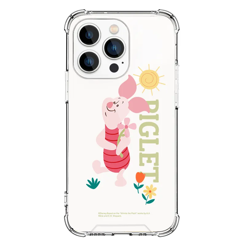 UKA Disney Characters Shockproof Air Cushion TPU PC Clear Back Case Cover