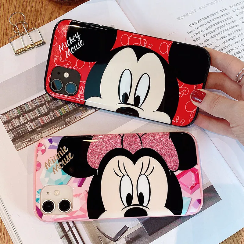 UKA Disney Mickey Mouse Couple Bright Colors Shockproof Back Case Cover