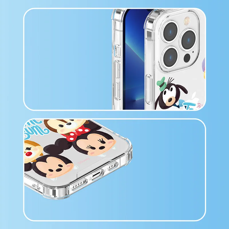 UKA Disney Tsum Tsum Shockproof Air Cushion TPU PC Clear Back Case Cover